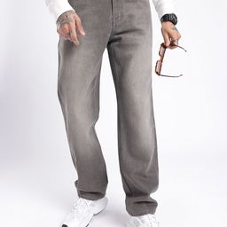glitchez Men Timeless Classic Straight Fit Light Fade Jeans-image-29