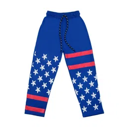 SWEET ANGEL Kids Blue Printed Track Pants-image-55