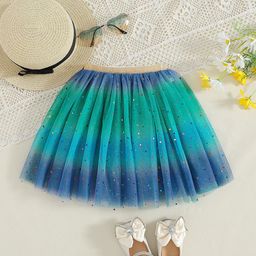 YK Girls Printed Flared Mini Skirt-16