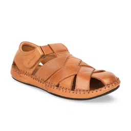 Hush Puppies Men Brown Leather Fisherman Sandals-image-51