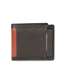 CALFNERO Men Brown Solid Two Fold Wallet-image-81