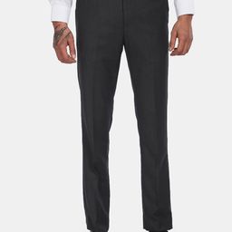 Arrow Men Black Regular Fit Solid Formal Trousers-image-19