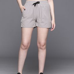 HRX by Hrithik Roshan Women Solid Sports Shorts-image-100