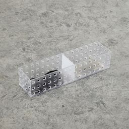 Home centre Transparent Solid Regan Ashley Stackable Storage Box with Separator-43