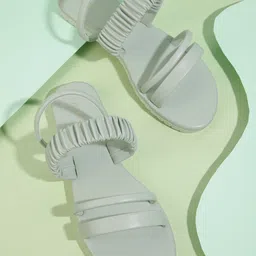 Mast & Harbour Women Open Toe Flats-54