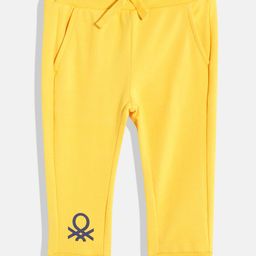 United Colors of Benetton Boys Solid Jogger with Brand Logo Print-20
