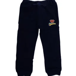 Superman Navy Blue Kids Joggers-image-124