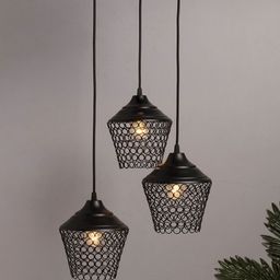 Homesake Black Textured Handcrafted Wall or Ceiling Cluster Light-image-79