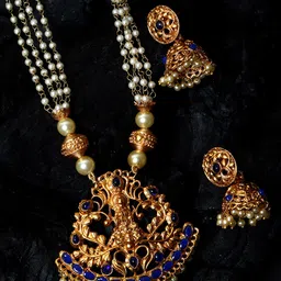 ANIKAS CREATION Women Gold-Plated Jewellery Set-picture-31