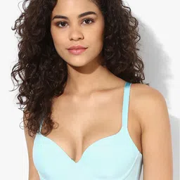 Triumph Aqua Blue 158 Invisible Wired Padded Perfect Support T-Shirt Bra 122I087-4347-picture-24