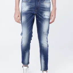 HIGHLANDER Men Blue Tapered Fit Jeans-picture-12