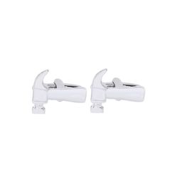 bodha Silver-Toned Quirky Cufflinks-picture-11