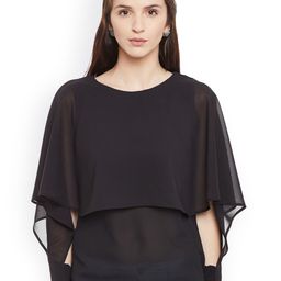 Belle Fille Women Black Cape Top-picture-22