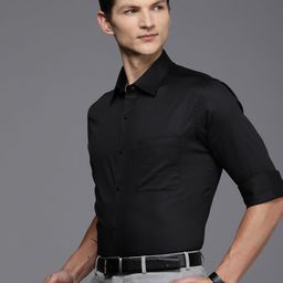 Raymond Men Slim Fit Pure Cotton Formal Shirt-image-46