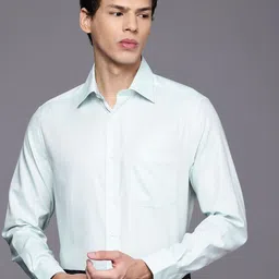 Louis Philippe Classic Fit Pure Cotton Formal Shirt-image-78