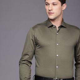 Louis Philippe Slim Fit Pure Cotton Formal Shirt-image-98