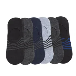 Camey Men Multicoloured Pack of 6 Shoe Liners-picture-5