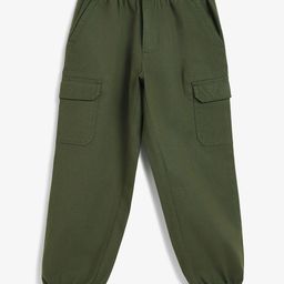 Campana Boys Mid-Rise Plain Joggers Trousers-image-19
