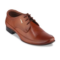 Red Chief Men Tan Brown Solid Leather Formal Derbys-image-64