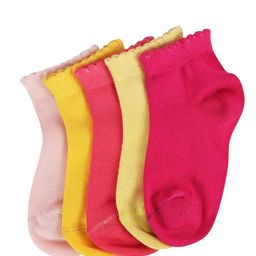 MARC Girls Pack Of 5 Assorted Ankle-Length Socks-55