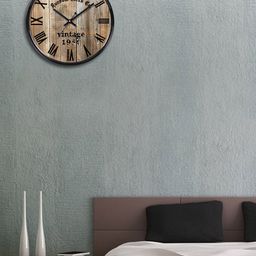 RANDOM Beige Textured Dial 28 cm Analogue Wall Clock-picture-31