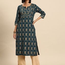 all about you Ethnic Motifs Printed Indie Prints Liva Kurta-picture-21