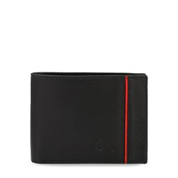 Pacific Gold Men Black Solid Two Fold Leather Wallet-picture-31