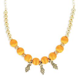 AKSHARA Girls Gold-Toned & Yellow Alloy Gold-Plated Handcrafted Necklace-image-96