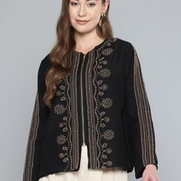 SCOUP Floral Embroidered Tailored Jacket-picture-52
