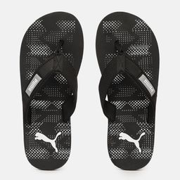 Puma Unisex Black Contour V1 Thong Flip-Flops-image-0