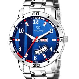Walrus Men Blue Brass Printed Dial & Silver Toned Analogue Watch WWTM-AST-XI-030707-image-58