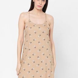 Smarty Pants Beige & Black Printed Nightdress-image-24