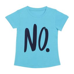 DOOR74 Unisex Kids Blue Printed Round Neck T-shirt-14