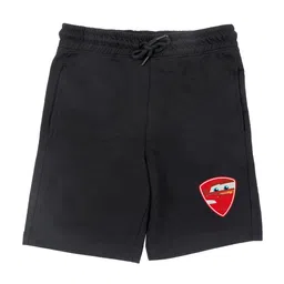 Disney by Wear Your Mind Boys Black Solid Regular Fit Shorts-33
