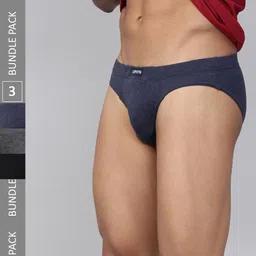 Levis Pack of 3 Smartskin Technology Cotton Comfort Briefs with Tag Free Comfort #011-image-90