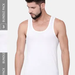 Levis Pack of 3 Smartskin Technology Pure Cotton Classic Vests with Tag Free Comfort-012-19