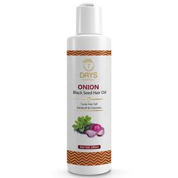 7 DAYS Nourishing & Regenerating Onion Hair Oil with Almond & Rosemary - 120ml-12