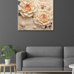 OLIVE TREE Beige & Orange Canvas Other Painting Wall Art-picture-7