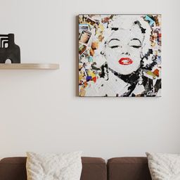 Art Street White Marilyn Monroe Printed Framed Wall Art-image-76
