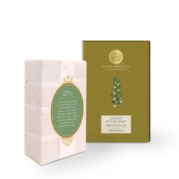 Forest Essentials Ayurvedic Handmade Oudh & Green Tea Luxury Sugar Bath Soap - 100g-18