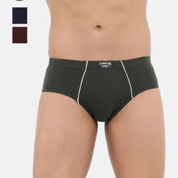 Dollar Bigboss Men Pack of 3 Anti-Microbial Super Combed Cotton Briefs MDBR04-GM-NAVY-BLK-image-63