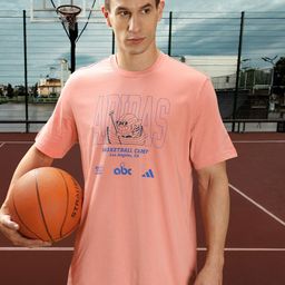 ADIDAS Lil Stripe SC Brand Logo Printed Pure Cotton Basketball T-shirt-image-10