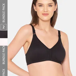 GROVERSONS Paris Beauty Pack of 2 Non-Padded Cotton Bra-image-57