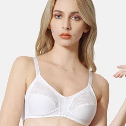 Van Heusen Women White Solid Anti Bacterial Wireless Bra-image-27