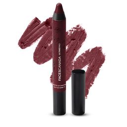 FACES CANADA Ultime Pro Matte Lip Crayon with Cocoa Butter & Chamomile 2.8g - Not So Wine 17-13