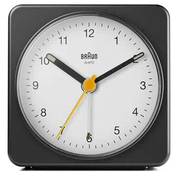 Braun Black & White Contemporary Square Shaped Alarm Clock-image-18