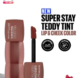 Maybelline New York Superstay Teddy Tint Lip & Cheek Color 5ml - Mascara Tear-46