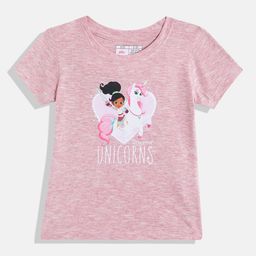 Eteenz Girls Nella the Princess Knight Printed Pure Cotton T-shirt-image-67