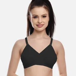 FIMS Black Cotton Blend Non-Padded Everyday Bra MTR_Cross_Bra_Black_B-picture-36