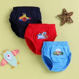 Redden Boys Pack of 3 Printed Cotton Briefs R-BB-101D-PK3-image-84